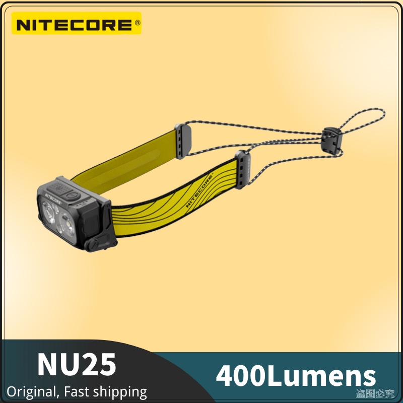 NITECORE NU25 400Lumens Max throw of 64 meters USBC Rechargeable