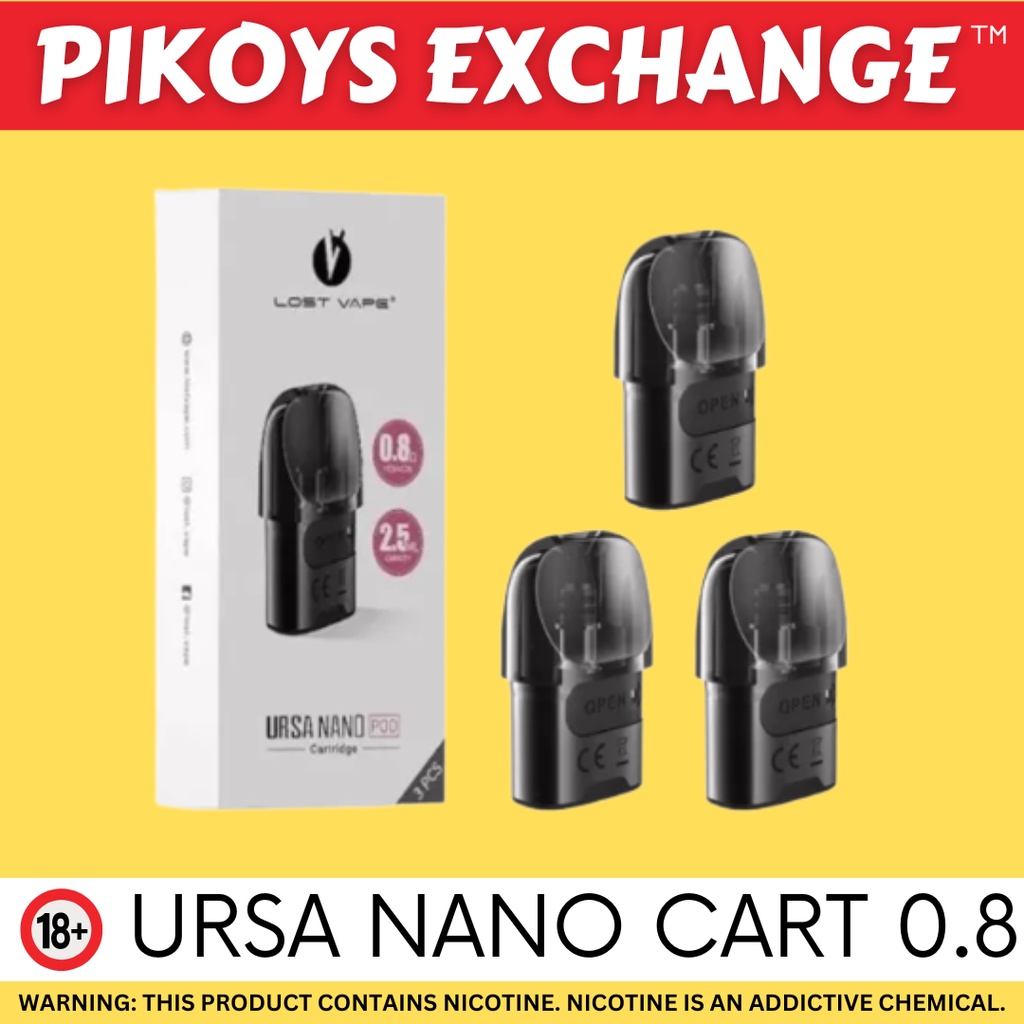Ursa Nano Pro Cartridge 2.8ml Ursa Nano Cartridge Lost Vape Ursa