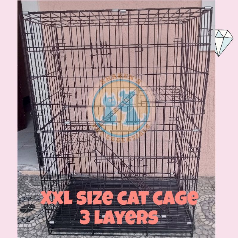 XXL SIZE Foldable Cat Cage Heavy Duty Shopee Philippines