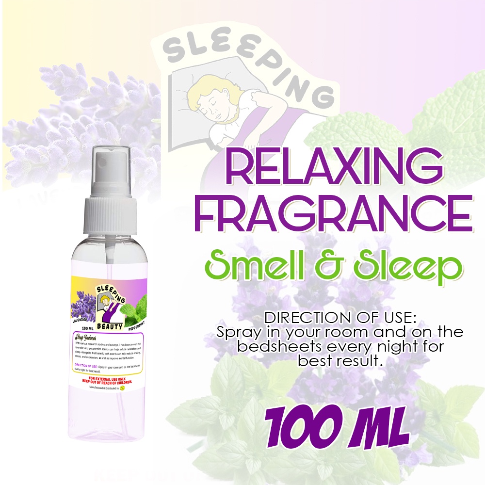 Sleeping Beauty Sleeping Inducer Spray 100ml Lavender & Peppermint ...