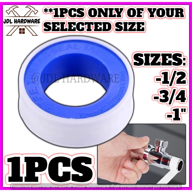 1206 1PCS 10Meters Pipe Thread Seal Tape for Plumbers Sealant Tape for
