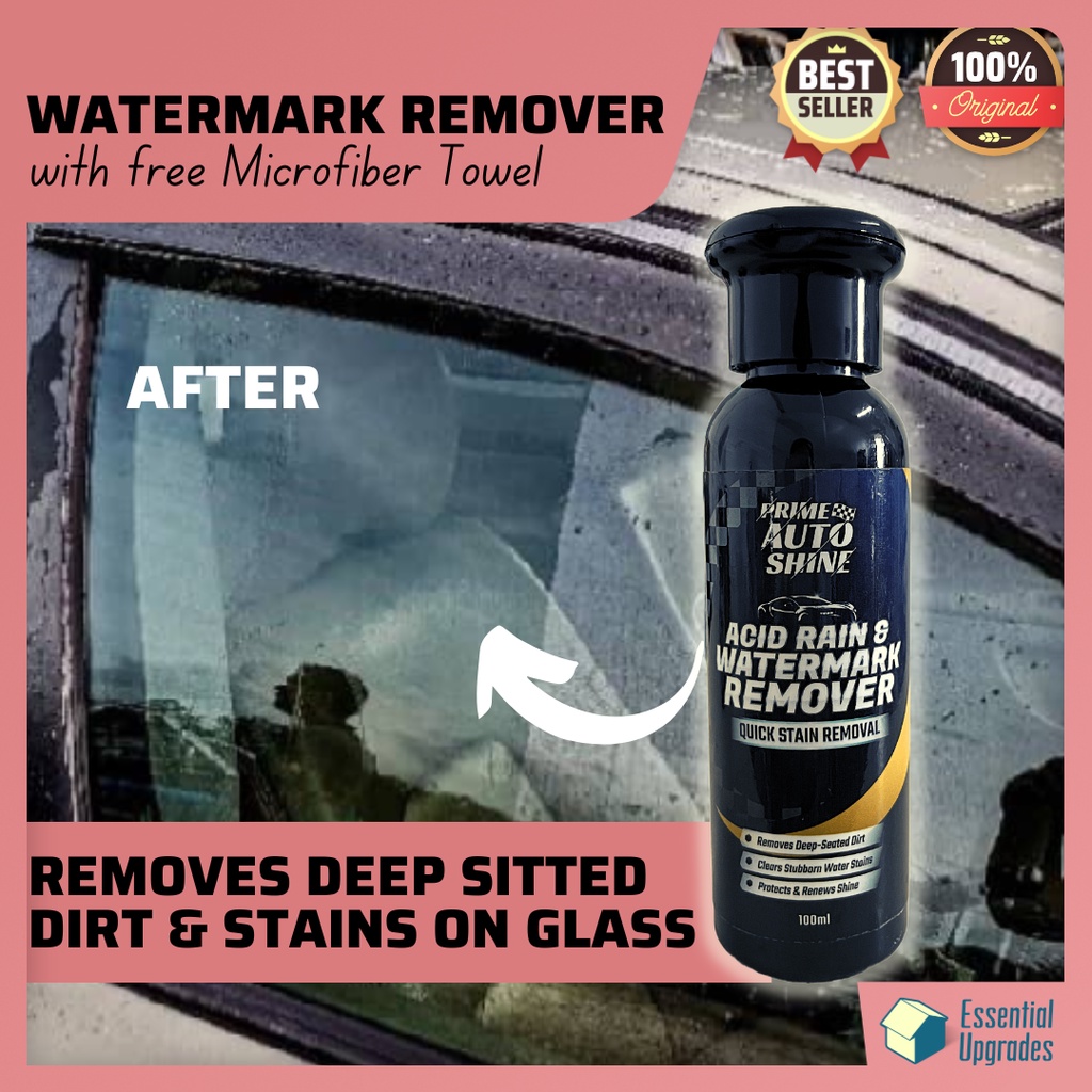 Acid Rain Remover and Watermark Remover with Free Microfiber Towel