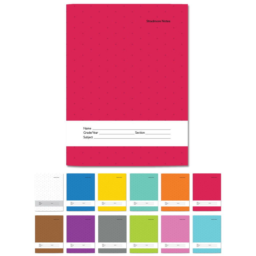 Stradmore Basic Composition Notebook S19 (Assorted Only) | Shopee ...