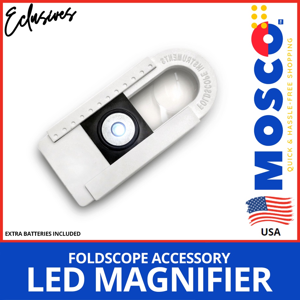 Foldscope™ LED Magnifier for Paper Microscope Foldscope Light Source