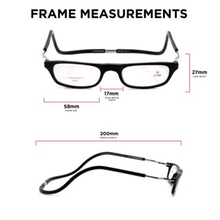 Clic Magnetic XXL Reading Glasses Grade +1.00 to +3.00 | EYE REP ...