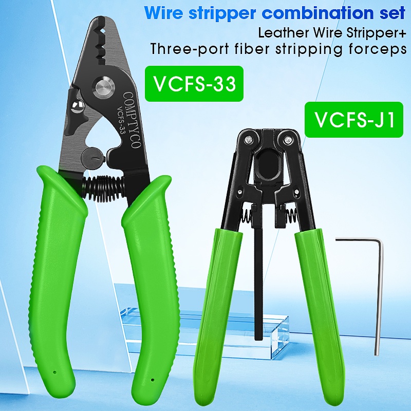 Fiber Optic Tool Kit VCFS-33 Three-port Fiber Stripper and VCFS-J1 ...