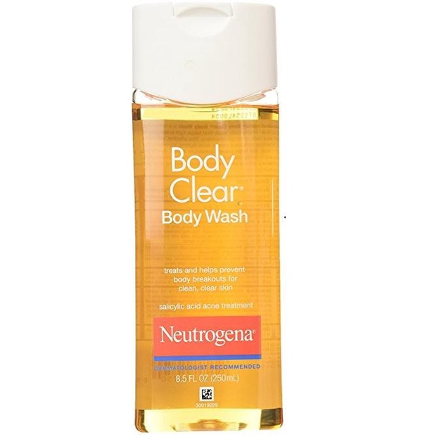 Neutrogena Body Clear Body Wash, Salicylic Acid Acne Treatment, 250 ml