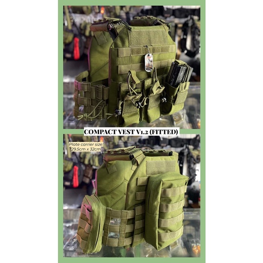 GEARMAX SERIES COMPACT VEST V1.2 FITTED SET | Shopee Philippines