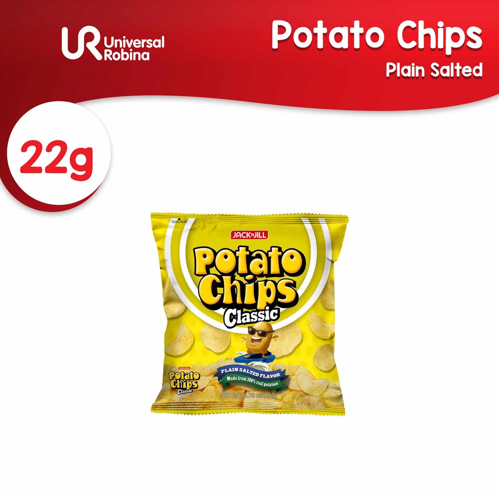 Potato Chips Plain Salted (22g) | Shopee Philippines