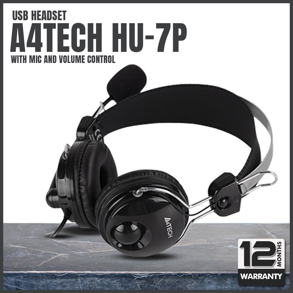 A4tech usb headset online with mic