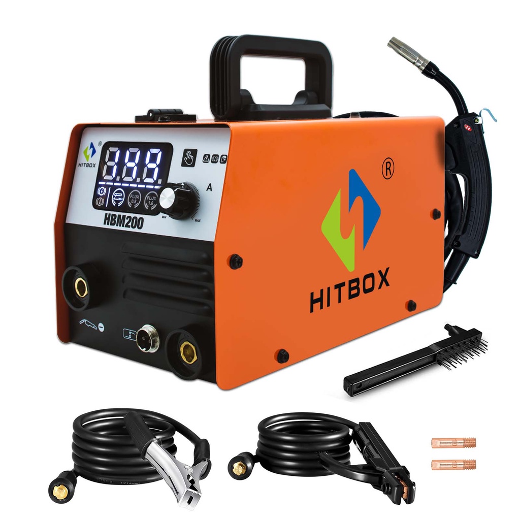 HITBOX Semi-Automatic Welder Inverter MMA Arc MIG Mig Welder 2 in1 ...