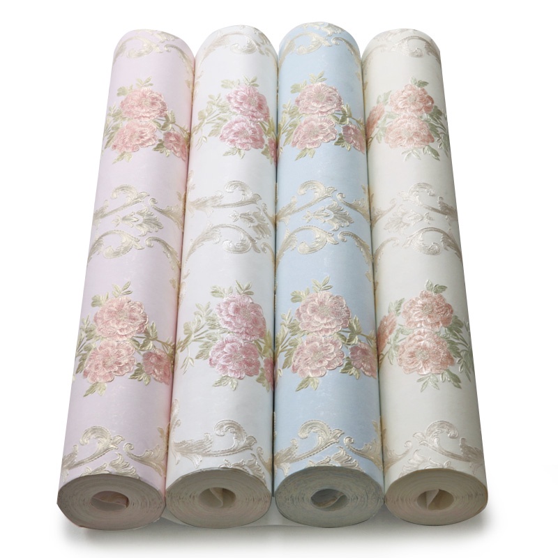 Wall Paper Floral Design 5M*53CM Home Decor Sticker for Living Room Bedroom Background Wall