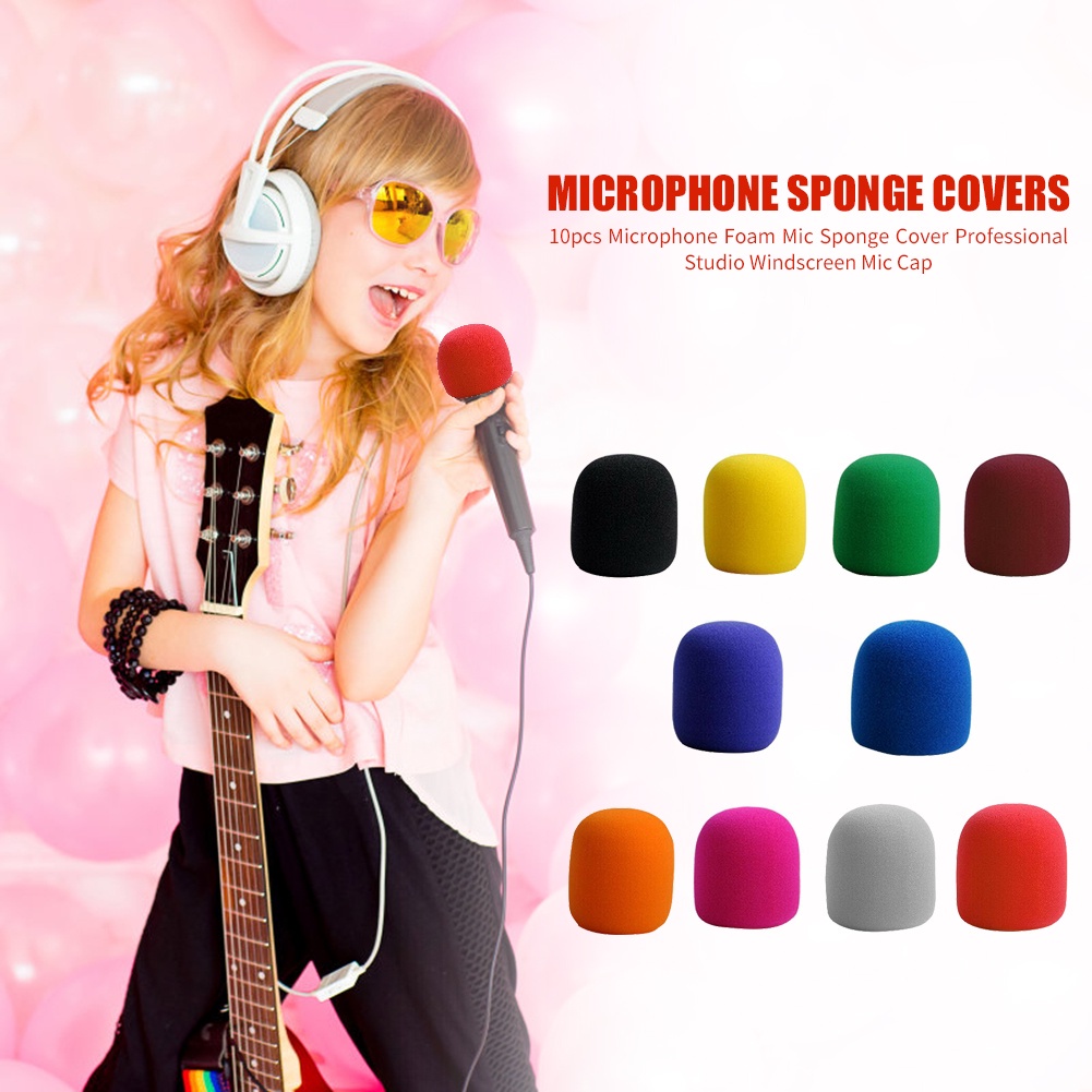 Microphone Foam Mic Foam Cover Mic Windscreen Cap Handheld Microphone
