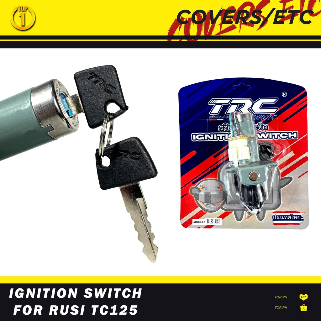 TOP1 PH MAIN IGNITION SWITCH FOR RUSI TC125 MODEL 9004 | Shopee Philippines