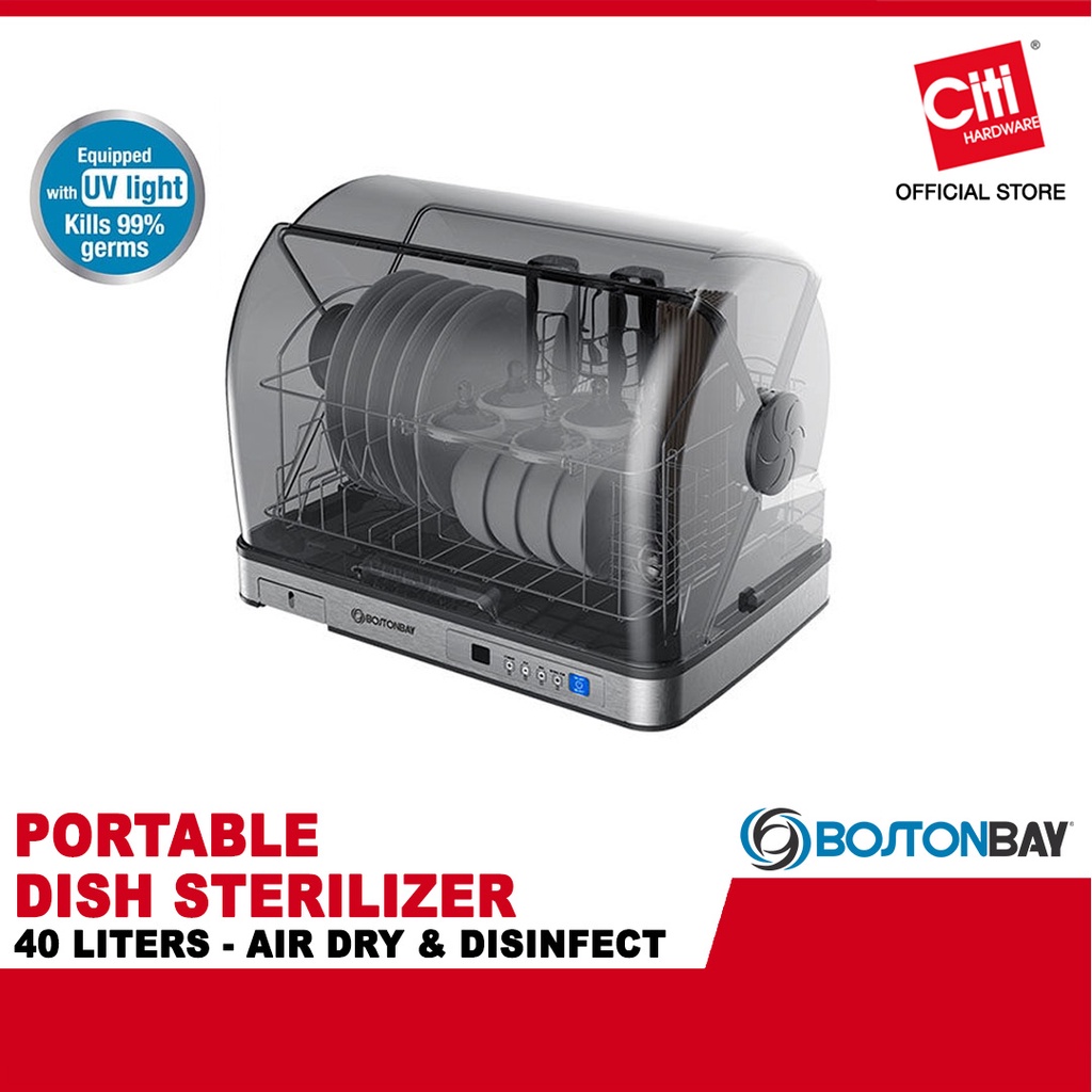 Boston Bay Portable Dish Sterilizer W/ Dish Rack 40L Shopee Philippines