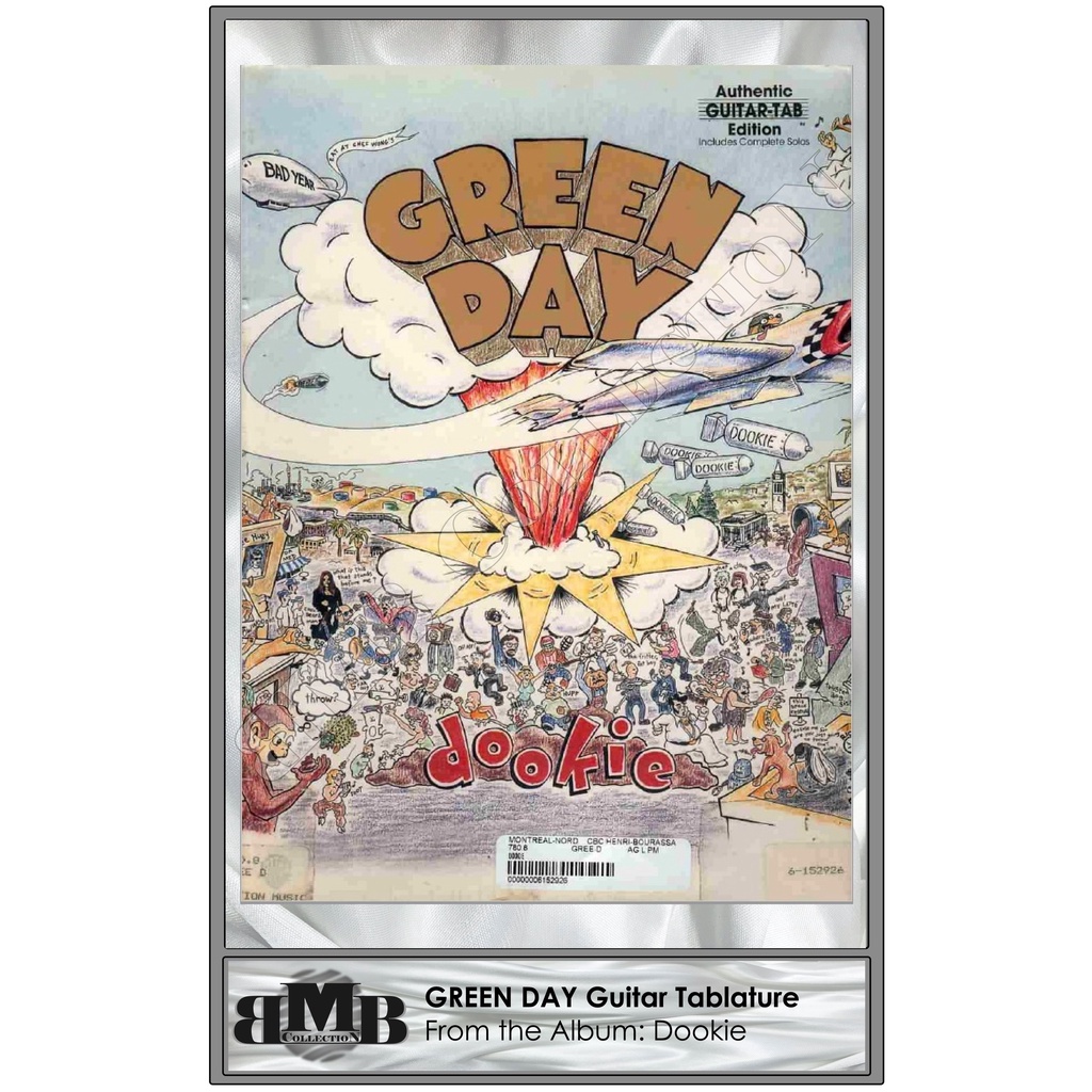 Guitar Tablature Green Day from the album Dookie Shopee Philippines