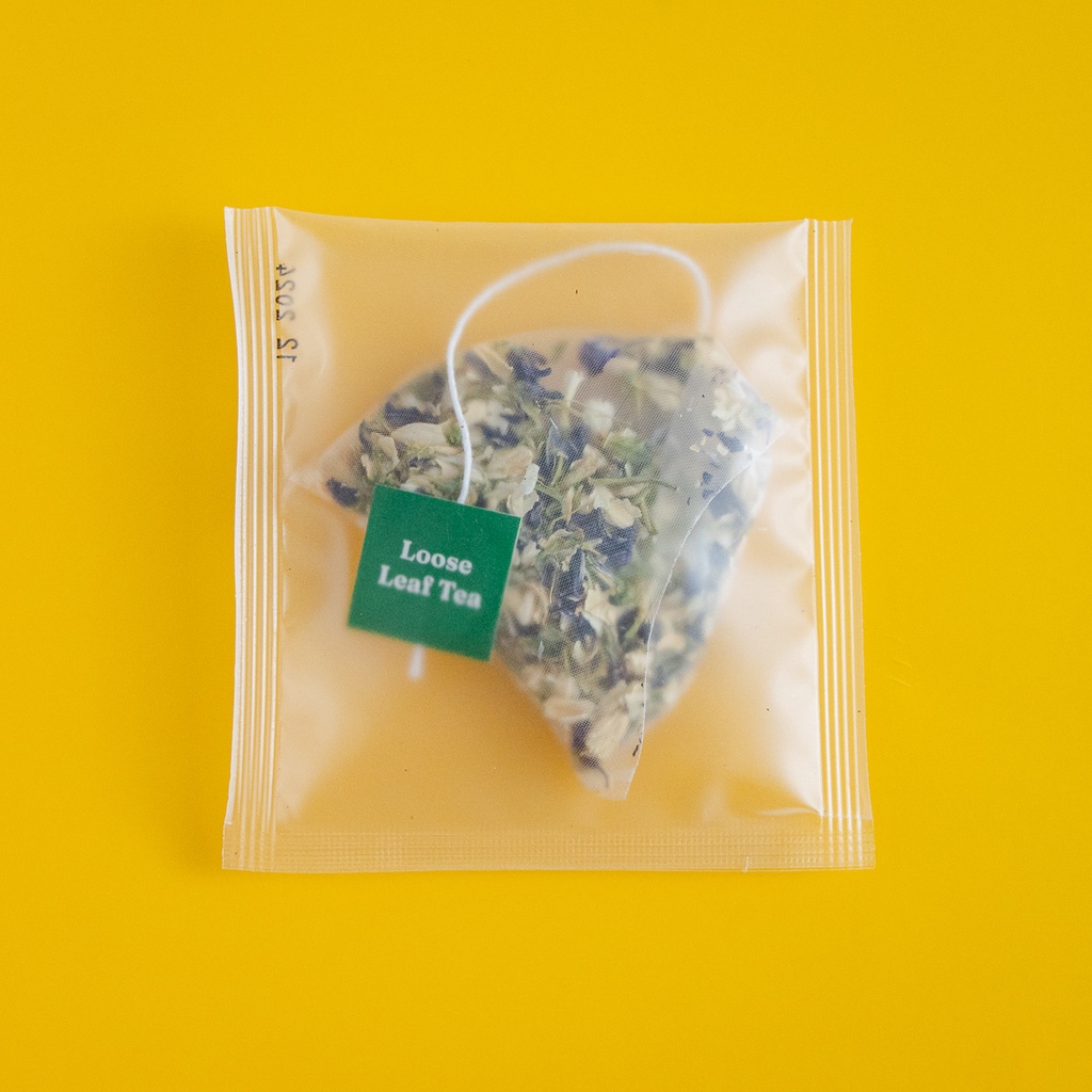 Blue Jasmine Pyramid Tea Bag - Loose Leaf Flower Tea | Shopee Philippines