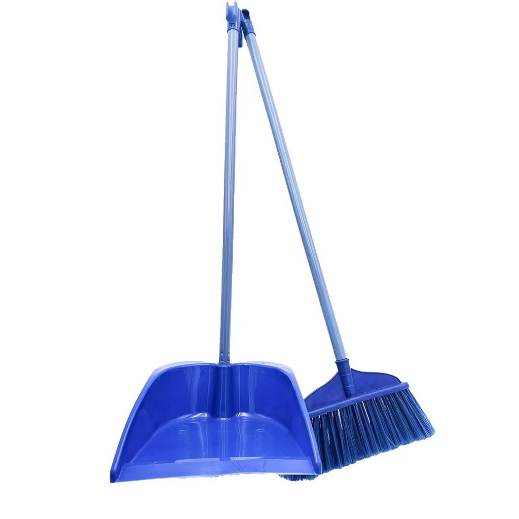 2n1 Broom and Dustpan Set Dust Pan with Handle Cleaning Brush Broom