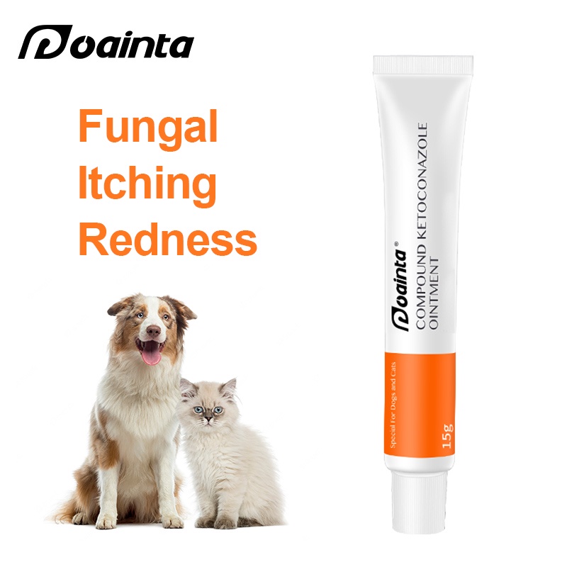 PUAINTA Anti Fungal Cream for Dog and Cat Pet Ringworm Removal Itching and Redness Relieves Hair Loss Treatment Ointment 15g Shopee Philippines