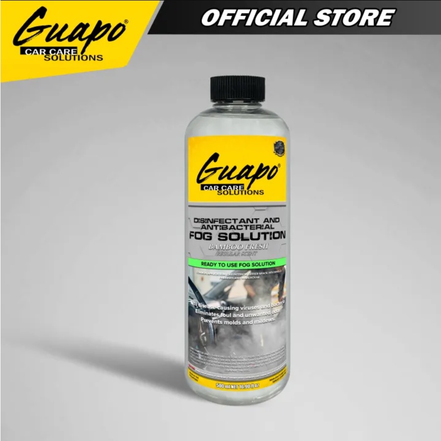Guapo Car Care Disinfectant and Antibacterial Fog Solution Bamboo Fresh