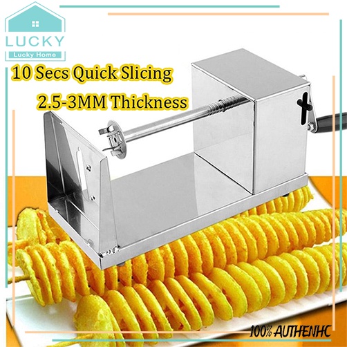 Manual Potato Tower Machine Commercial Stainless Steel Cyclone Hand ...