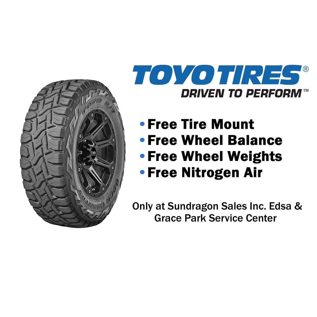 Toyo 305/55 R20 115Q Open Country R/T (OPRT) AllTerrain Tire Shopee