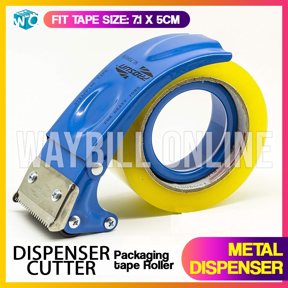 Tape Dispenser Metal/Plastic Tape Cutter Packaging Tape Dispenser Heavy