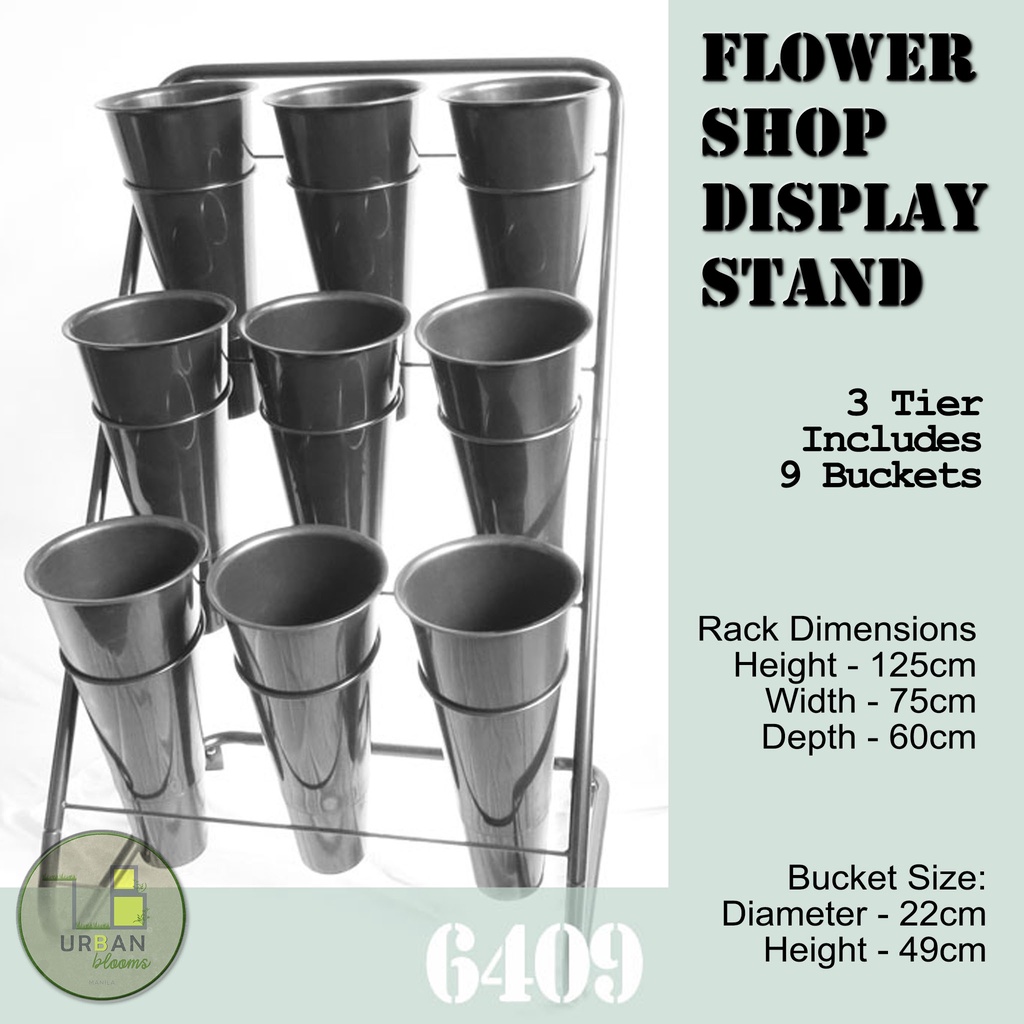 Flower Shop Flower Stand Flower Display Rack Flower Display Stand 3