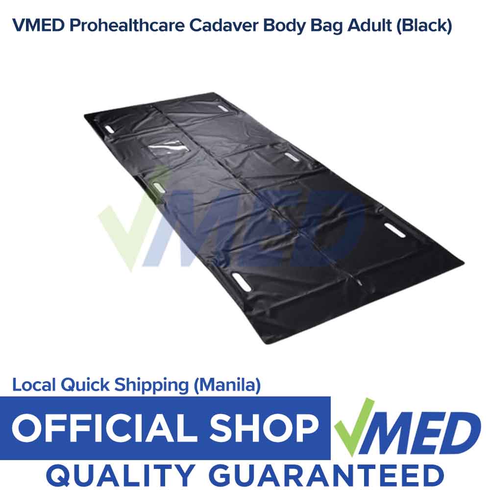 VMED Prohealthcare Cadaver Body Bag Adult (Black) Shopee Philippines