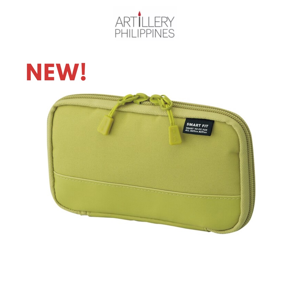 Lihit Lab Book Style Pen Case - Standard - Yellow Green