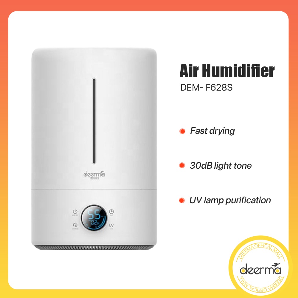 Deerma F628S 5L Air Humidifier UV Sterilization Essential Oil Aroma
