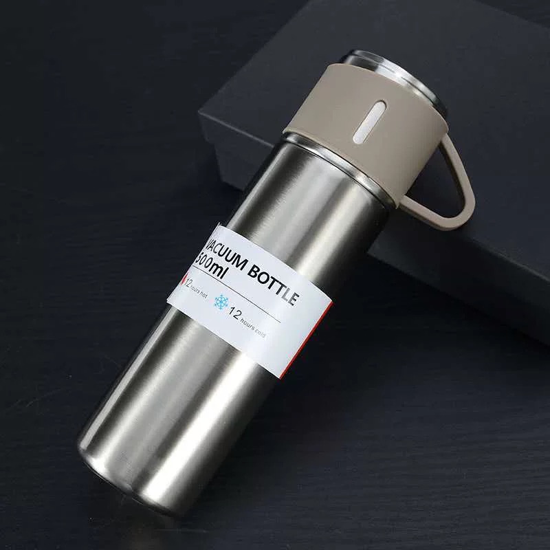 Thermos Cup Stainless Steel Tumbler Water Bottle Vacuum Flask Hot and ...