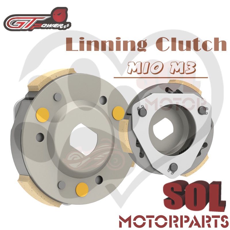 GT Power Clutch Lining/Clutch Shoe MIO I 125/MIO M3/MIO SOUL I 125 Made