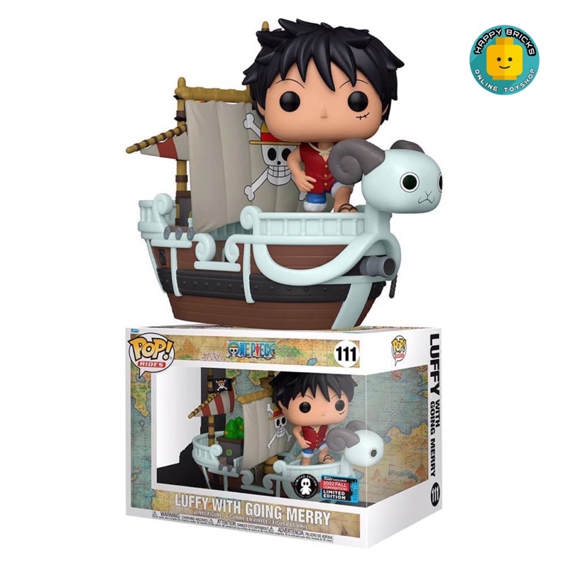 100% Authentic FUNKO POP Rides One Piece LUFFY GOING MERRY 2022 Fall ...