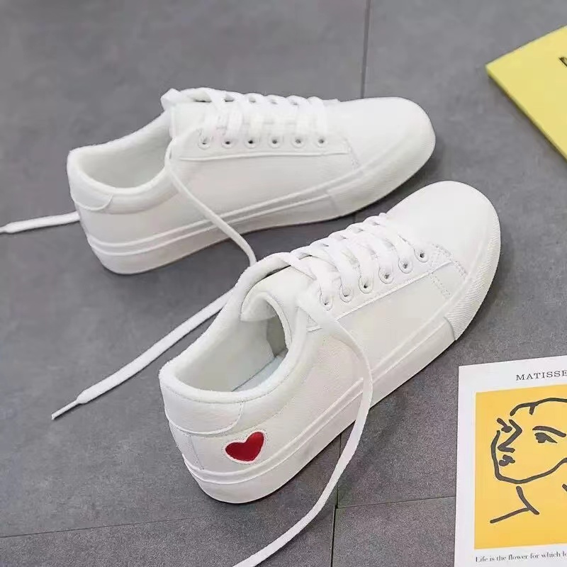 Love white shoes student shoes and women's shoes casual shoes | Shopee ...