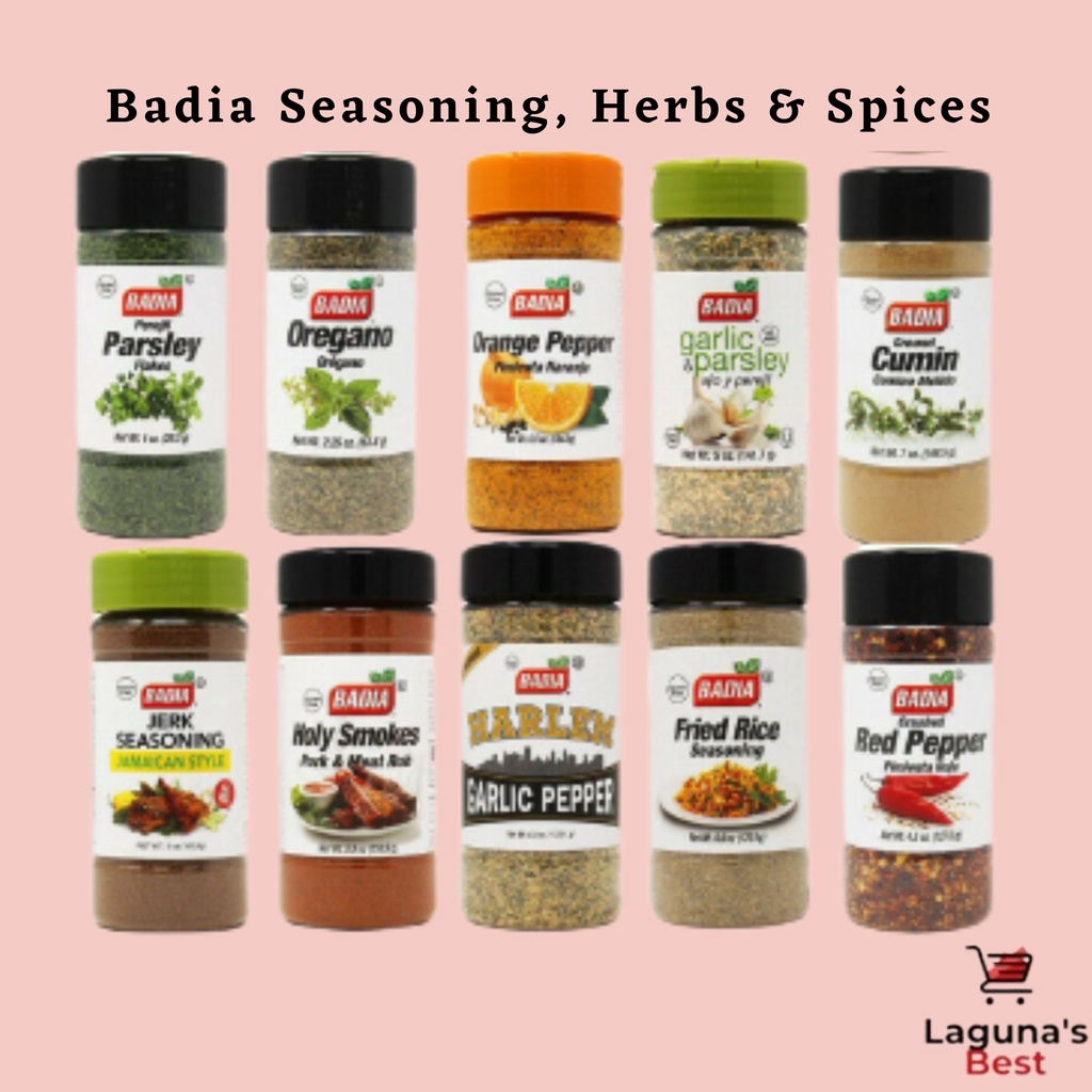 Badia Seasoning, Herbs & Spices (Chives, Oregano, Nutmeg, Fennel, Dill
