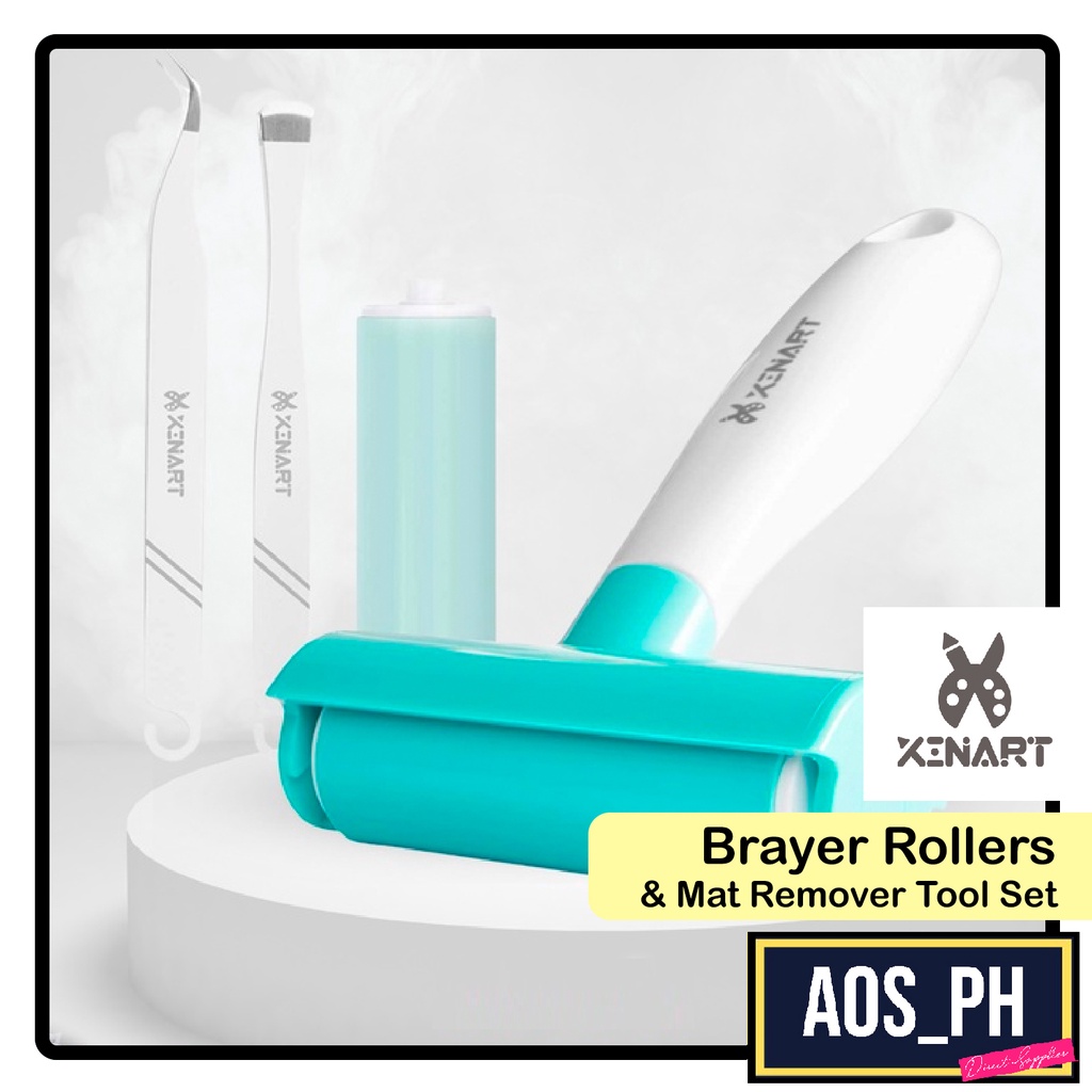 Xinart Brayer Rollers Remover Tool Set for Cricut/Silhouette Craft DIY  Projects 