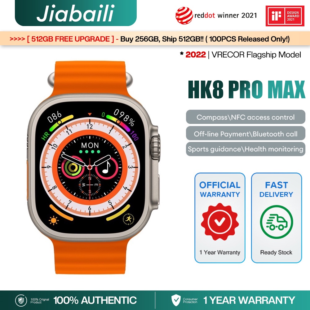 Original Sport GPS Tracker HK8 Pro Max Ultra Amoled 485*520 Smart Watch Men Series 49MM 8 With