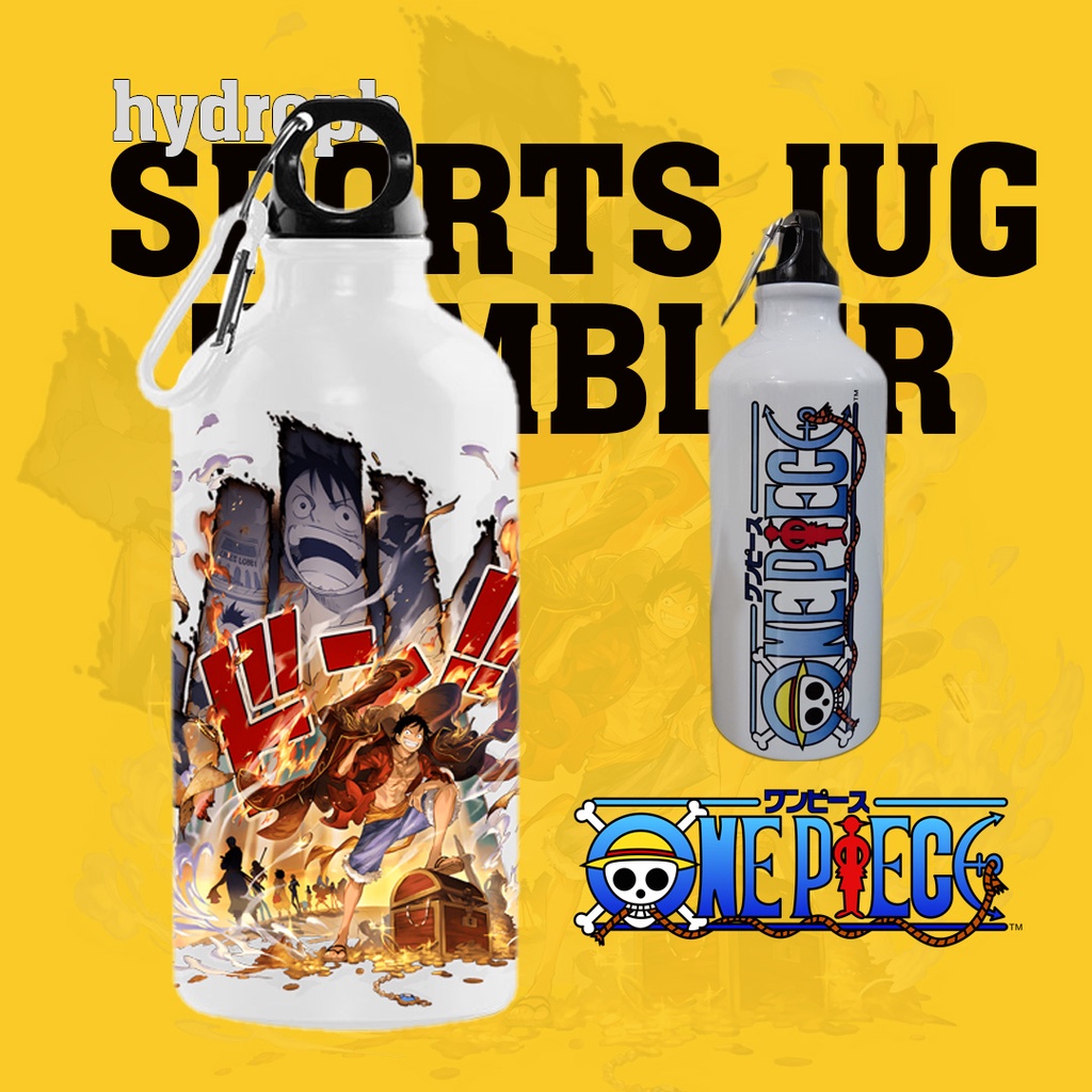 ANIME INSPIRED SPORTS JUG / TUMBLER / ONE PIECE LUFFY V2 10 DESIGN ...