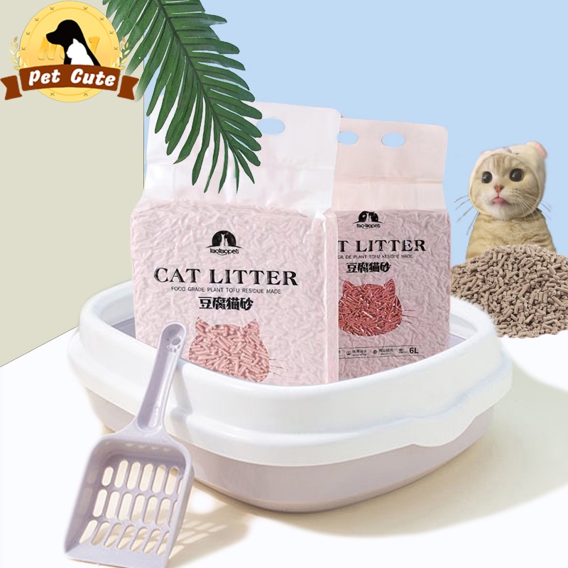 Cat Litter Box and litters & Deodorant Beads 2 in 1 Set Discount