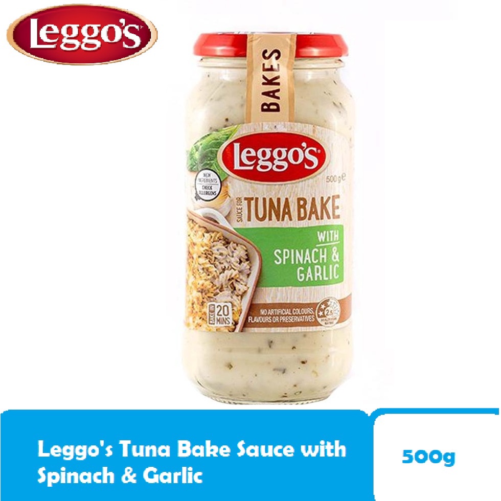 Leggo's Tuna Bake Sauce with Spinach & Garlic 500g Shopee Philippines