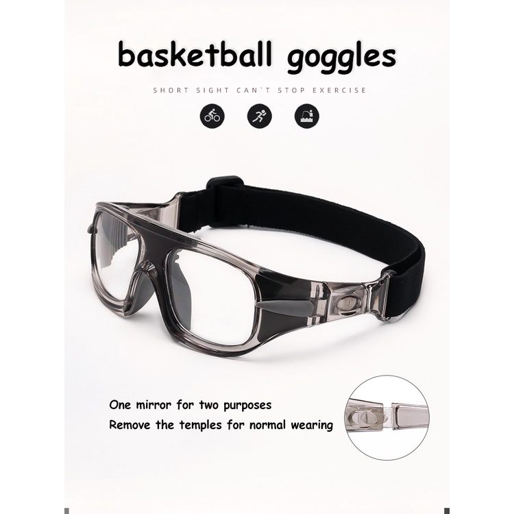 Basketball Glasses for Men withe Grade Lens Sports Goggles Protective