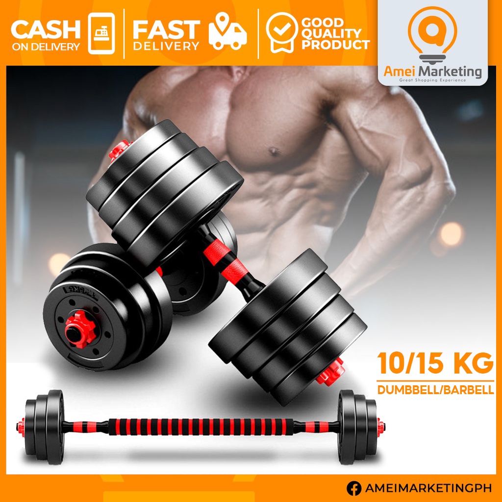 Adjustable Dumbbells Barbell Set 2 in 1 for Men Dumbbell Barbell Sets
