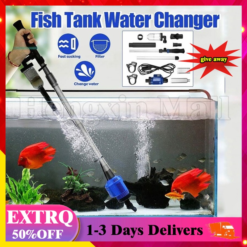 Aquarium Clean Vacuum Water Change Gravel Cleaner Fish Pump Aquarium