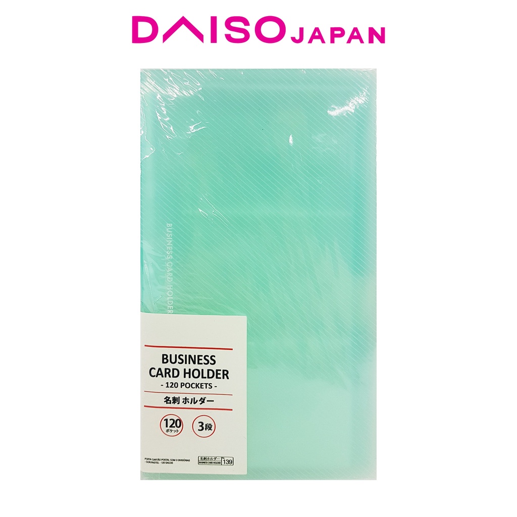 Daiso Business Card Holder 20pockets Shopee Philippines