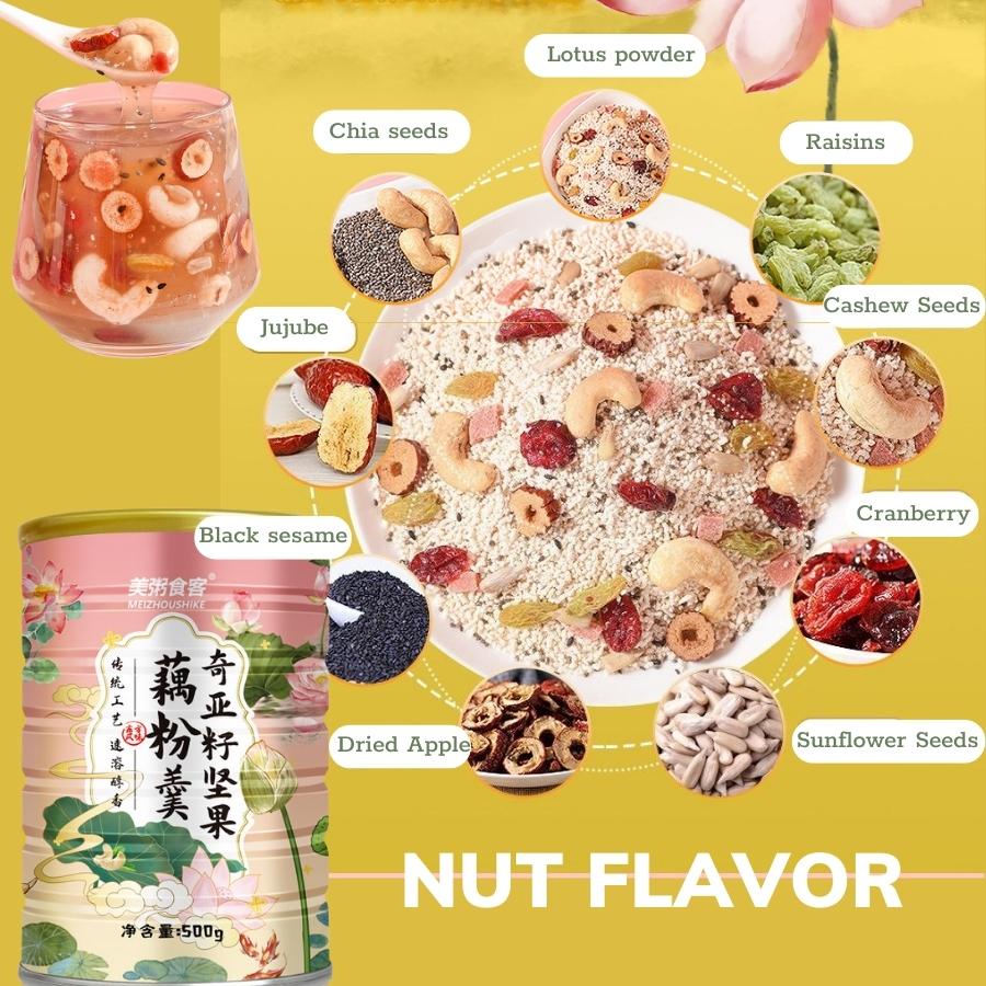 Meizhou Chia Seed Cereal Lotus Root Powder Soup Diet Cereal Slimming