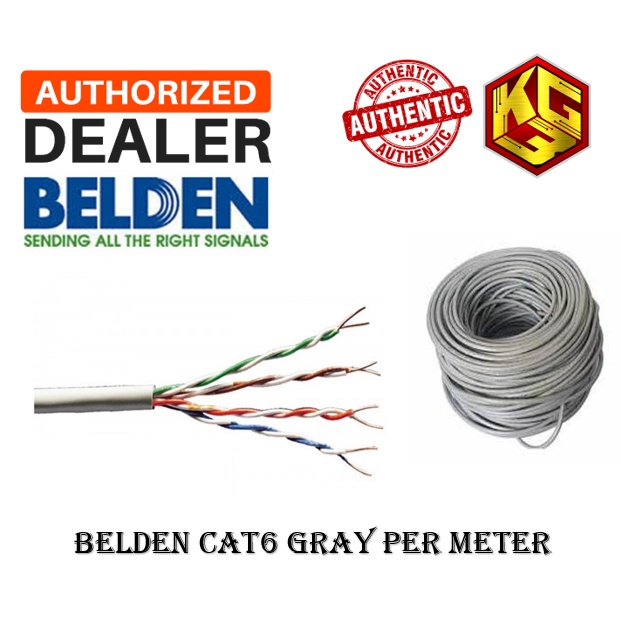 Belden Data Cable Wire Cat5e Or Cat6 (SOLD Per METER ) Shopee Philippines