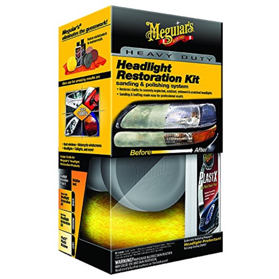 Meguiar's G3000 Heavy Duty Headlight Restoration Kit Shopee Philippines