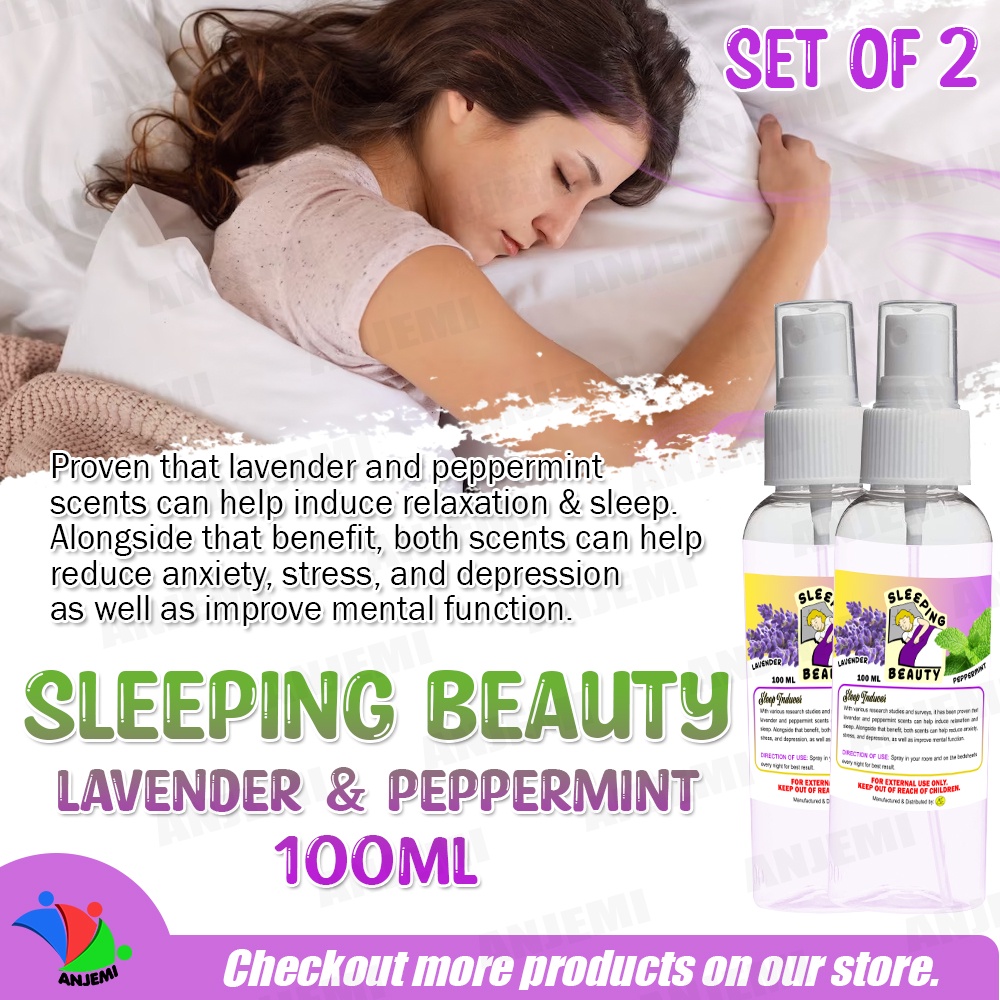 Sleeping Beauty Sleeping Inducer Spray 100ml (Set of 2) Lavender ...