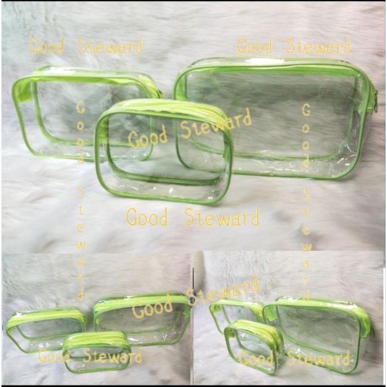 transparent pouch organizer, Medium pvc pouch, plastic pouch, hygiene ...